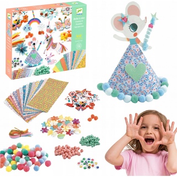 Djeco Luxusní kreativní set duhový svět