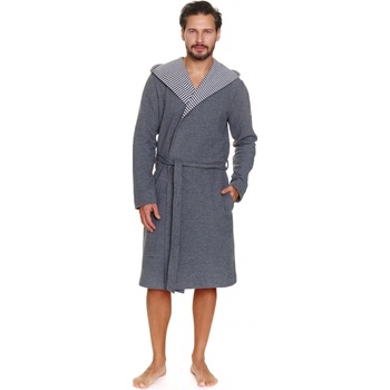 Doctor Nap pánský župan dark grey