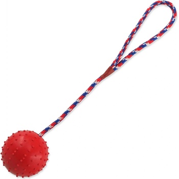 Dog Fantasy míček gumový s provazem 7 x 30 cm