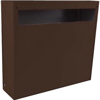 DOLS A-050 RAL8017 - tělo poštovní schránky pro sendvičovou montáž, hnědé