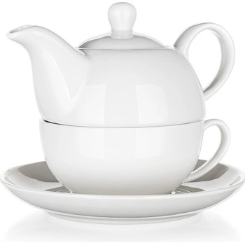 Domestic Konvička s šálkem 350ml a podšálkem Tea for One MH005924 550ml