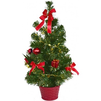 Dommio Stromek zdobený červený 50 cm