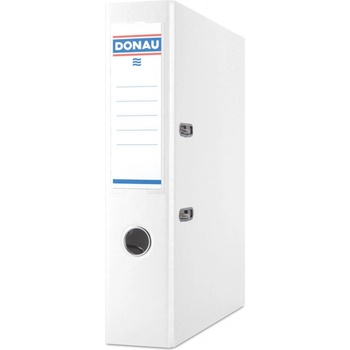 Donau Pákový pořadač - A4, s kapsou, kartonový, hřbet 7,5 cm, bílý