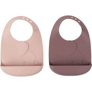 Done by Deer Peekaboo bib 2pack Elphee Powder