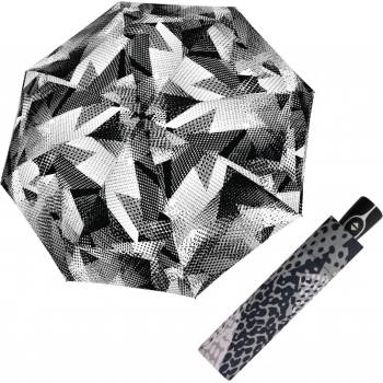 Doppler Fiber Magic Duality dámský plně automatický deštník černo bílý