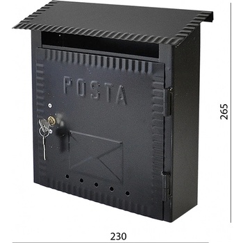 DOPRODEJ! Poštovní schránka H 230 x L 270 x W 70 mm
