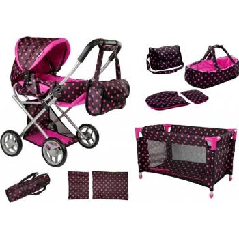 Doris 5v1 růžovo-černý