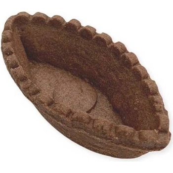 Dortisimo Košíček na tartaletky lodička linecká kakaová 6,7 cm 24 ks
