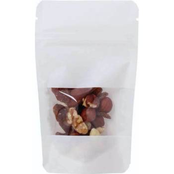 Doypack sáček 85*145 mm, 100 ml, bílý s okénkem, 100 ks