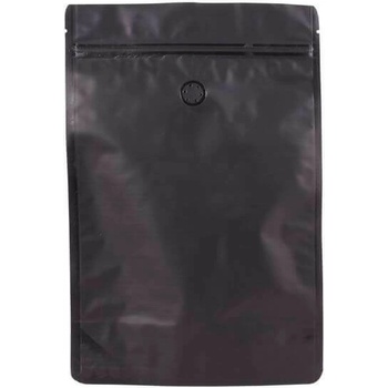 Doypack sáček s ventilem 200*300 mm, 750 g, černý mat, 10 ks