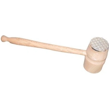DŘEVOTVAR palička na maso 1str.33cm dřev.+ kov MAT253341
