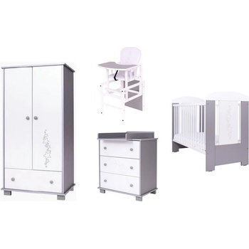 Drewex Dětský pokoj hvězdičky šedá