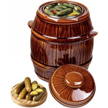 DURAmat Keramický soudek s poklicí farmařský 3,5 l