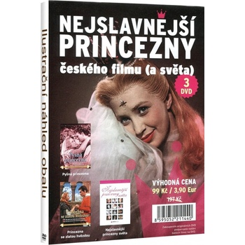 DVD Pyšná princezna / Princezna se zlatou hvězdou / Nejsl.. 3 disky