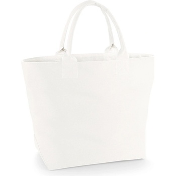 Dvoubarevná plátěná taška do ruky Quadra béžová