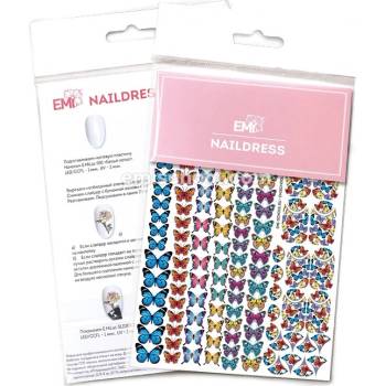 E.Mi Vodolepka Naildress Slider Design 6 Butterflies