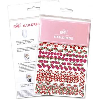 E.Mi Vodolepka Naildress Slider Design 8 Berries