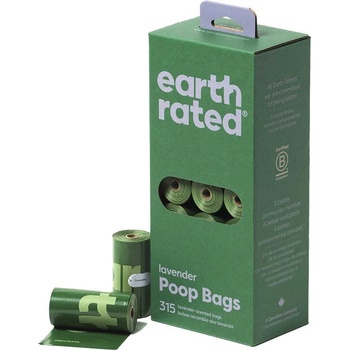 Earth Rated Sáčky na psí exkrementy s vůní levandule 21 rolí x 15 sáčků