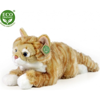 Eco- Friendly mourovatá kočka hnědá 42 cm