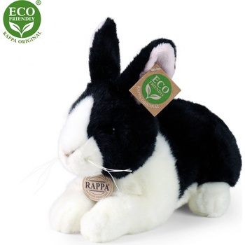 Eco- Friendly Rappa králík bílo černý ležící 23 cm