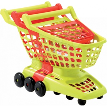 Écoiffier nákupní vozík 100% Chef s otevíratelnou stěnou zelený / červený