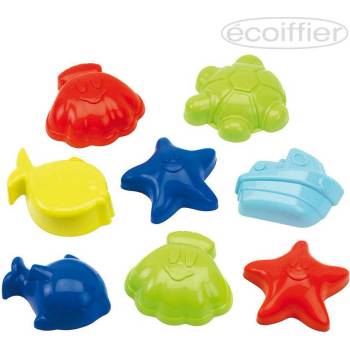 Ecoiffier Set na písek Formičky Ocean 8ks