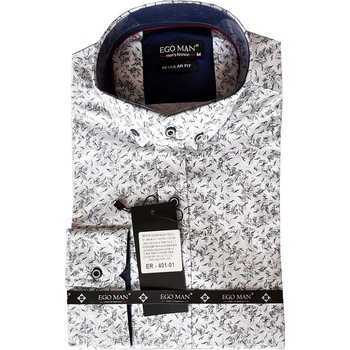 Ego man pánská košile regular fit ER-401-01 bílá