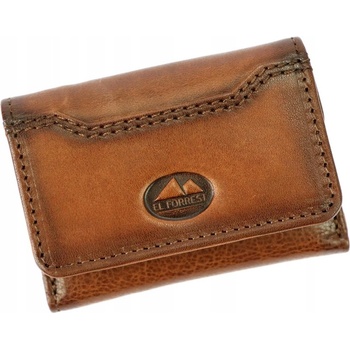 El Forrest peněženka přírodní kůže hnědá unisex