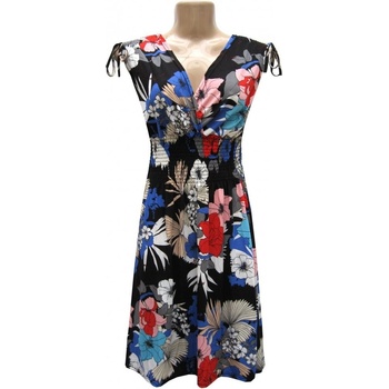 elastické letní šaty 5712 černá