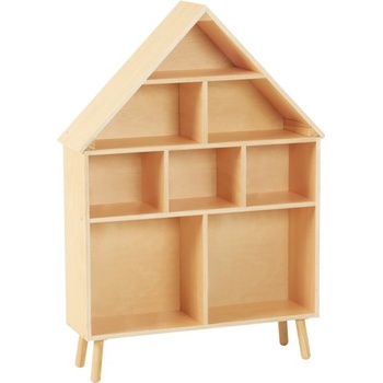 eliNeli Montessori dětská knihovna (regál) - domeček