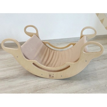 ELIS DESIGN Potah na Montessori houpačku 5in1 s elastanem béžová