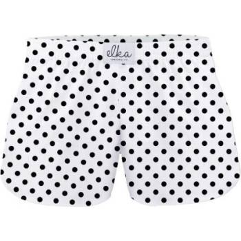 ELKA LOUNGE dětské trenky bílé s puntíky (B0038)