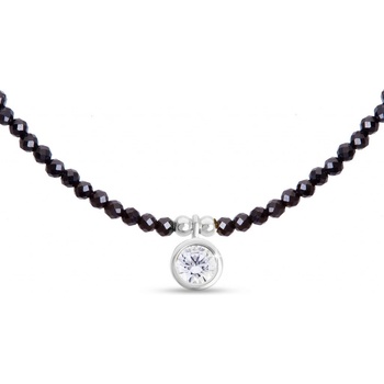 Ellami Ellami Stříbrné korále se stříbrným zirkonem JY3104 1030 3002025