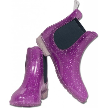 ELT Boty pérka pvc SPARKLE lilac fialové