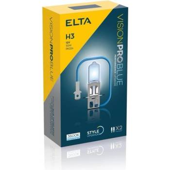Elta VisionProBlue H3 PK22s 12V 55W 2 ks EB1453TR
