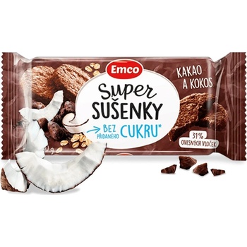 Emco Super sušenky Kakao a kokos 60 g