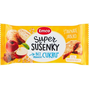 Emco Super sušenky Šťavnaté jablko 60 g