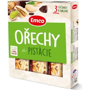 Emco Tyčinka Ořechy a brusinka 3 x 35 g