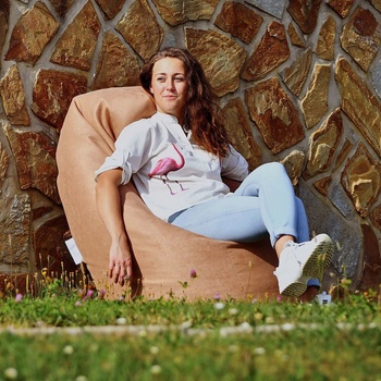 EMI Hruška semišová hnědá