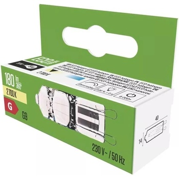 Emos Halogenová žárovka ECO JC 18W G9 Teplá bílá Stmívatelná