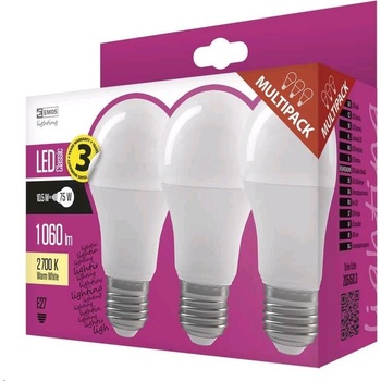 Emos LED žárovka Classic A60 E27 10,7 W 75 W 1 060 lm teplá bílá