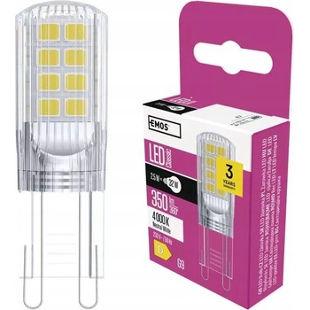 Emos LED žárovka Classic JC 2,5W G9 Neutrální bílá