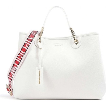 Emporio Armani velká kabelka s pouzdrem bílá