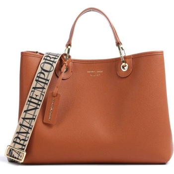 Emporio Armani velká kabelka s pouzdrem hnědá