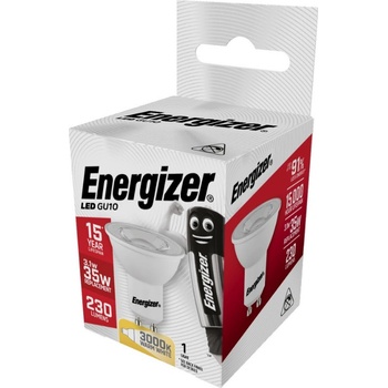 Energizer LED žárovka GU10 2,4W Eq 35W S8821, Teplá bílá