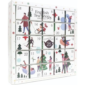 English Tea Shop Adventní kalendář Puzzle bílé BIO 25 pyramidek