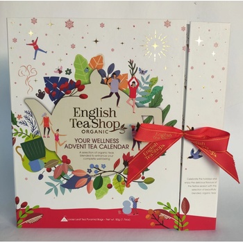 English Tea Shop Bílý adventní kalendář Wellness 50 g bio 25 ks