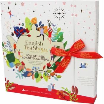 English Tea Shop BIO Adventní kalendář Bílá kniha 25 pyramidek
