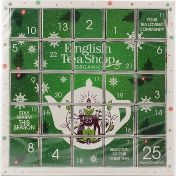 English Tea Shop Pyramidky Adventní kalendář zelený puzzle 25 ks