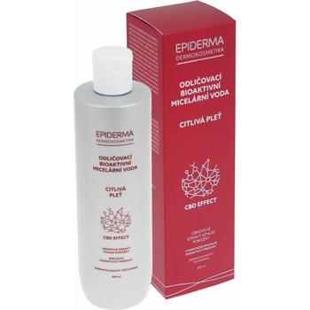 Epiderma bioaktivní CBD micerální odličovací voda 300 ml